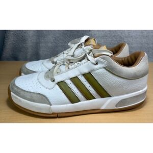 Adidas Top Ten Low Classic Basketball Shoes Men's Size 10 White Gold